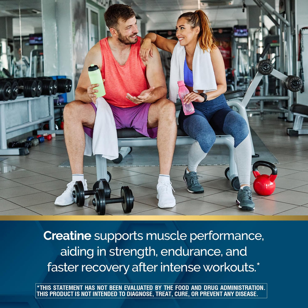 Unflavored creatine powder dissolves easily in water
