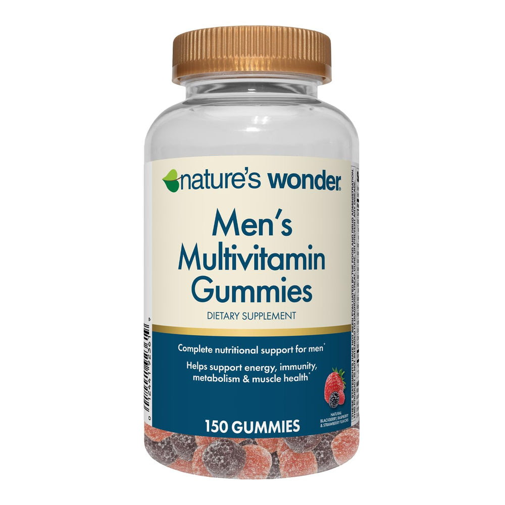 Nature's Wonder Men's Multivitamin Gummies bottle