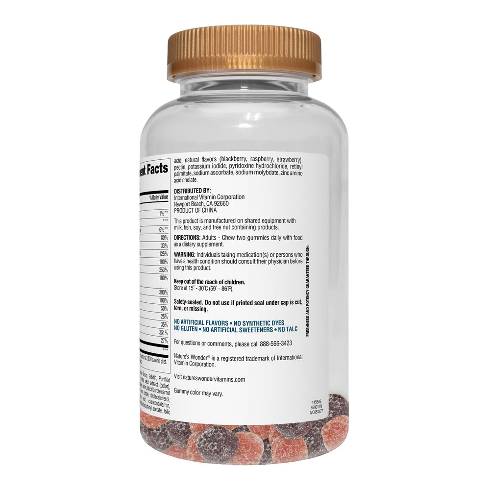 Gummies arranged in a row