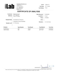 Third-party lab test certificate image