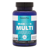 Bottle of Nature's Plus BrainCeutix Multivitamin Capsules with label