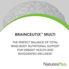 Close-up of BrainCeutix capsules and ingredients