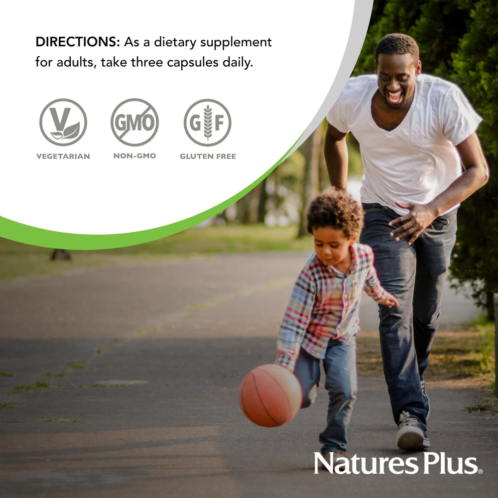 Nutrition label indicating 30 servings per bottle