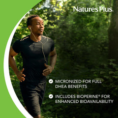 Natures Plus DHEA-25 supplement facts panel