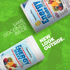 Natures Plus Energy Shake label back nutrition facts