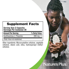 Supplement facts and 60 capsules per bottle