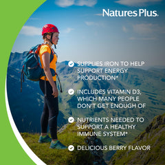 Gluten-free and vegetarian indicators on Source of Life Women multivitamin label