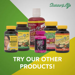 Lifestyle image of a healthy woman with a bottle of multivitamin