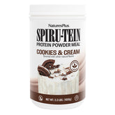 Natures Plus SPIRU-TEIN Shake Cookies & Cream 2.3 lb tub