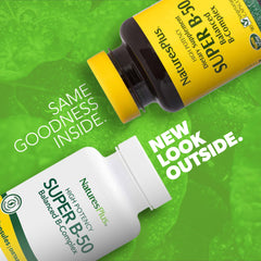 Close-up of B-Complex capsules with label