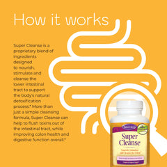 Graphic highlighting the 14-herb blend with probiotics