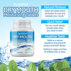 Close-up of XyliDENT dry mouth tablets