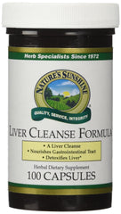 Bottle of Nature's Sunshine Liver Cleanse Formula, 100 capsules.