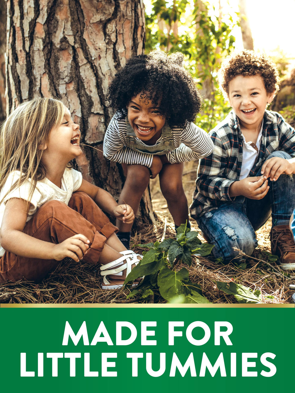 Label on packaging showing 14 probiotic strains