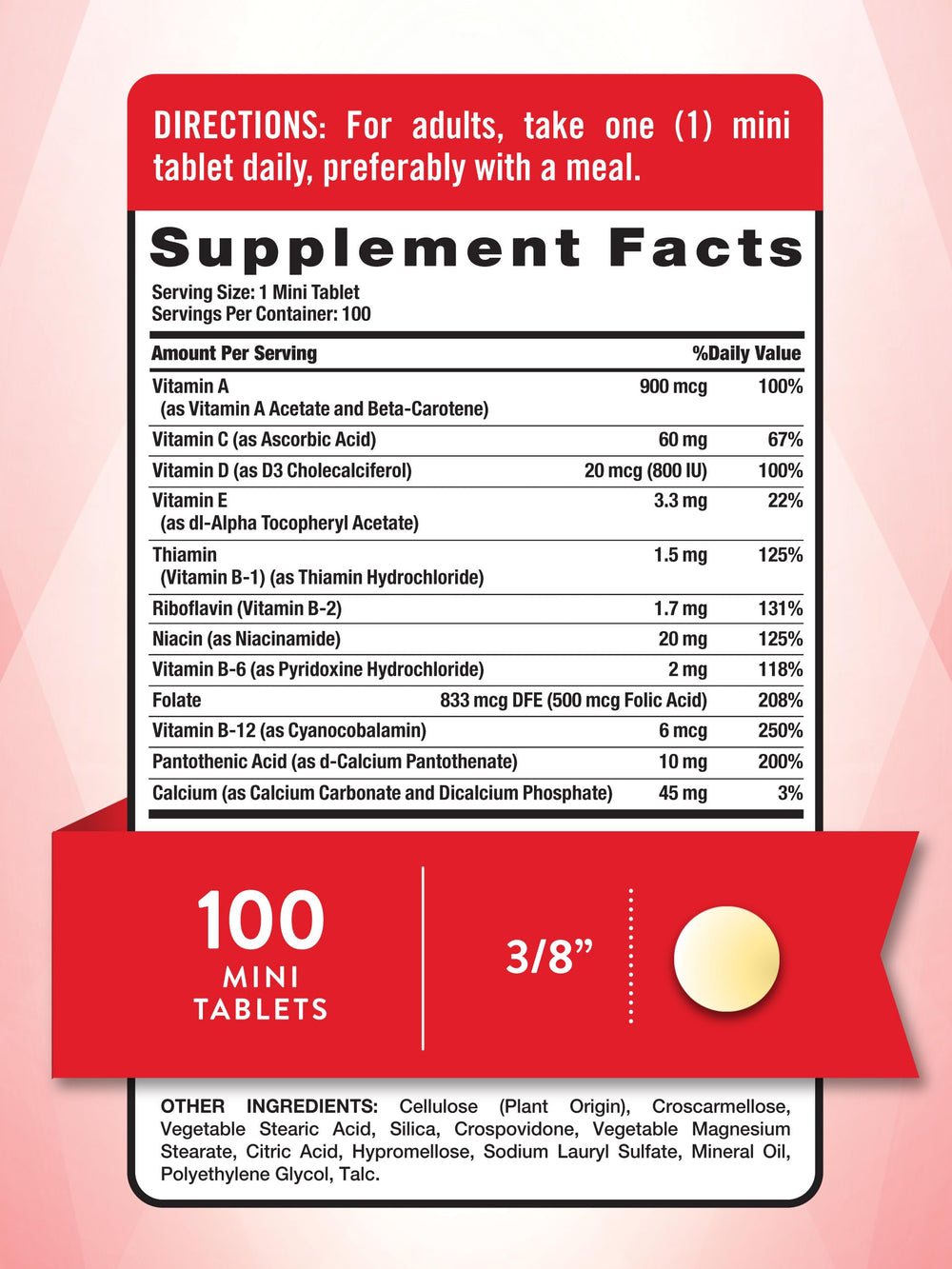 Front label of Nature's Truth One Daily Multivitamin