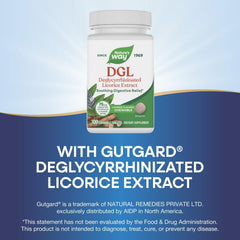 Packaging varies for Nature's Way DGL chewable tablets