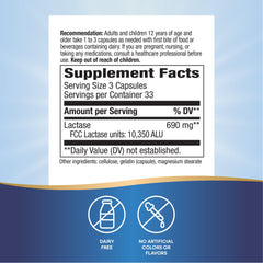 Digestive support for dairy with Nature's Way Lactose Defense