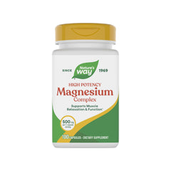 Front view of Nature's Way Magnesium Complex bottle