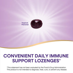 Label highlighting elderberry extract and vitamin C ingredients