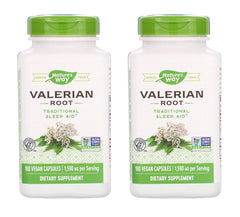 Nature's Way Valerian Root 1,590 mg - 180 vegan capsules per bottle - 2-pack image 1