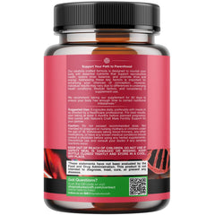 Natures Craft dosage instructions on table to emphasize recommended two-capsule routine