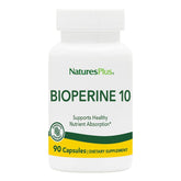NaturesPlus Bioperine 10 bottle – 90 vegan capsules