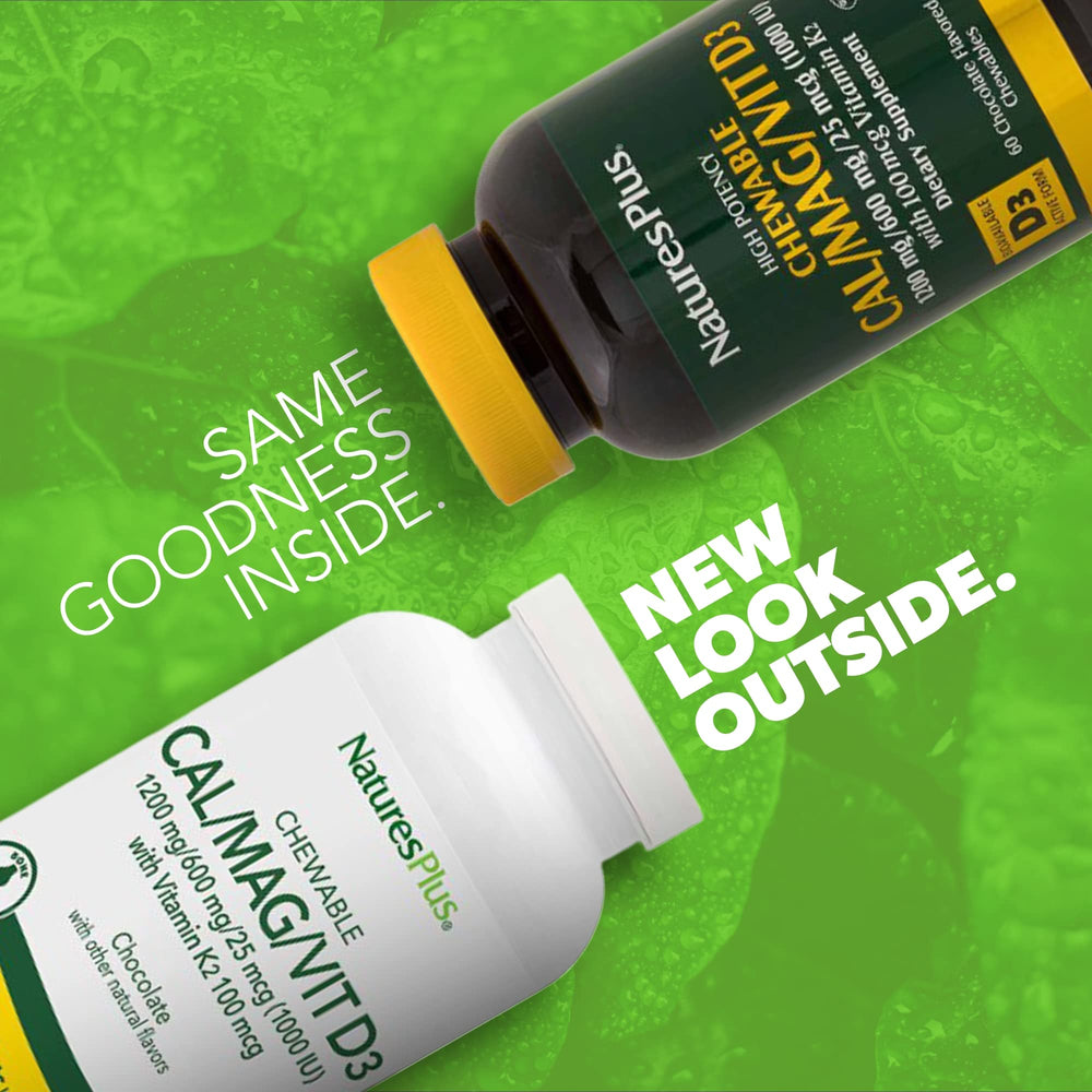 Close-up of chocolate-flavored chewable tablet