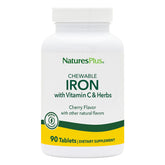 Nature'sPlus Chewable Iron Cherry bottle - 90 tablets