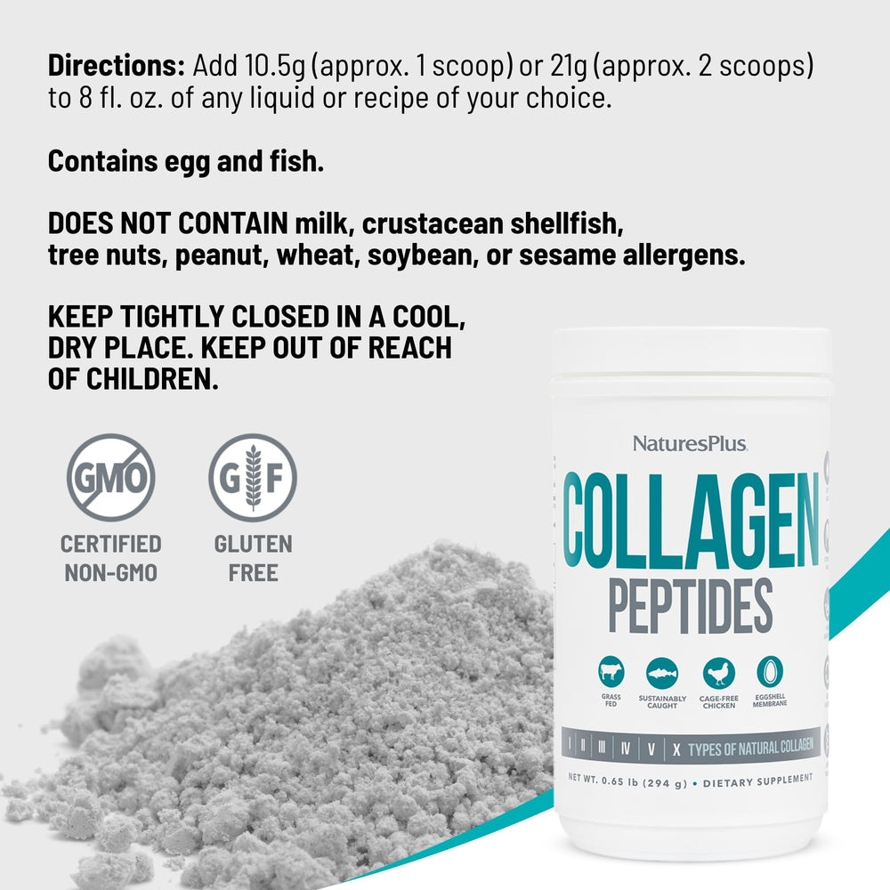 Non-GMO and gluten-free collagen formula