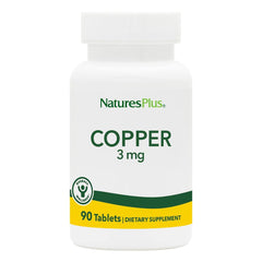 NaturesPlus Copper 3 mg bottle – 90 tablets