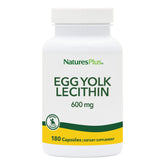Front view of NaturesPlus Egg Yolk Lecithin 600 mg bottle