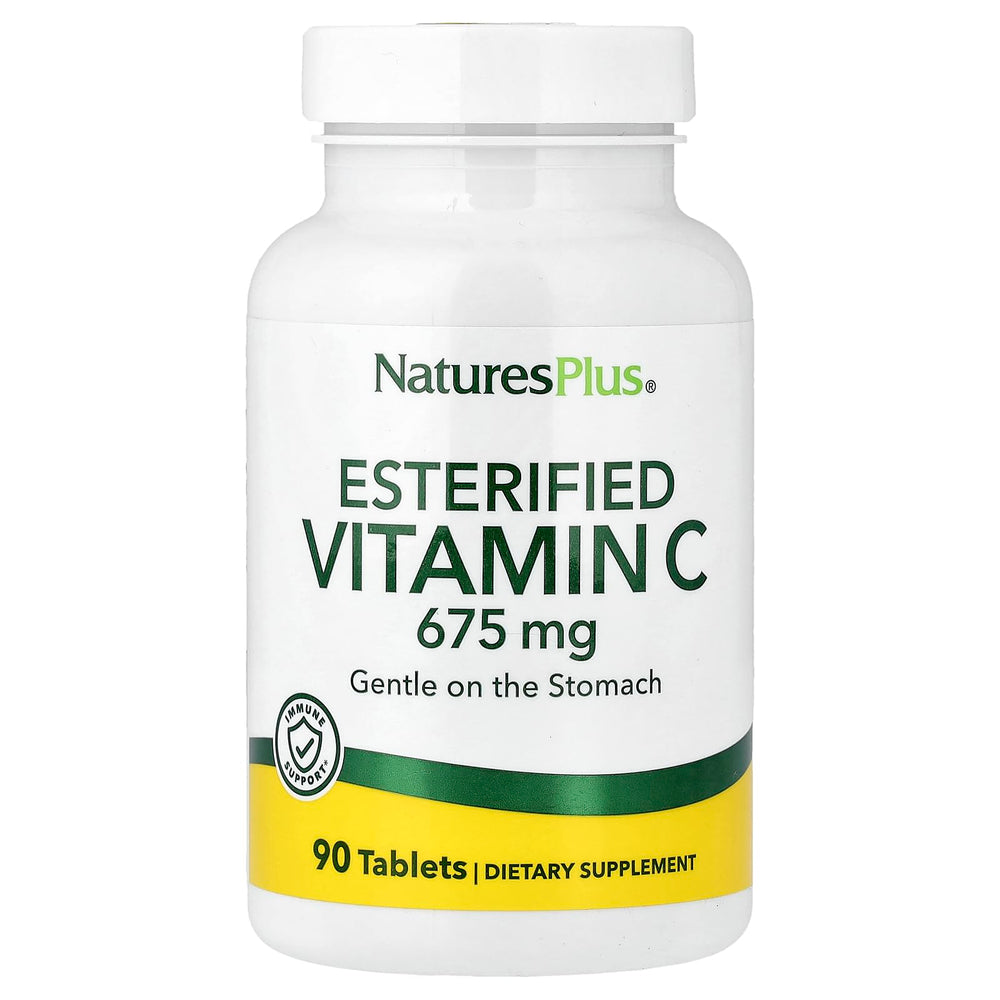 NaturesPlus Esterified Vitamin C bottle with 90 tablets