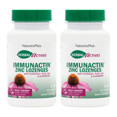 NaturesPlus ImmunActin Zinc Lozenges in Wild Cherry flavor – 60 lozenges per pack