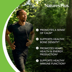 Ingredients and supplement facts for NaturesPlus Magnesium Citrate Gummies Raspberry