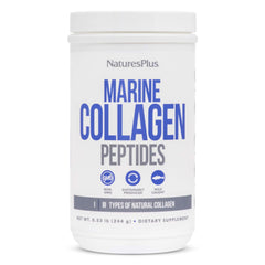 Front view of NaturesPlus Marine Collagen Peptides unflavored 0.54 lb package