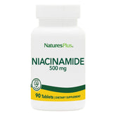 NaturesPlus Niacinamide 500 mg bottle – front view