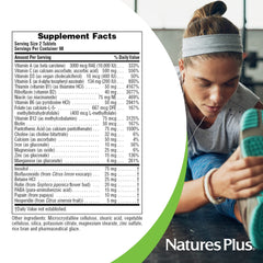 Gluten-free and allergen-free labeling on bottle