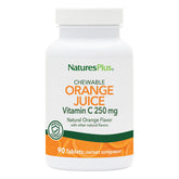 NaturesPlus Orange Juice C 250 mg chewable packaging front view