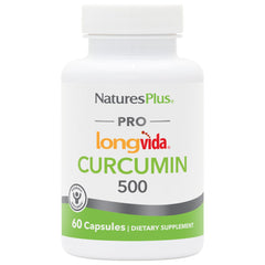 NaturesPlus PRO Longvida Curcumin 500 mg bottle – hero image