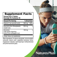 NaturesPlus Quercetin Plus gluten-free formulation highlights clean label