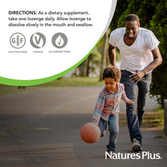 Serving size and usage guide for Shot-O-B12 Lozenges