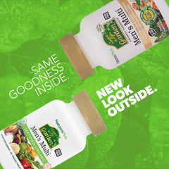 Close-up of bottle label showing organic, vegan, non-GMO attributes