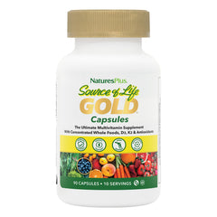 NaturesPlus Source of Life Gold bottle with 90 vegetarian capsules