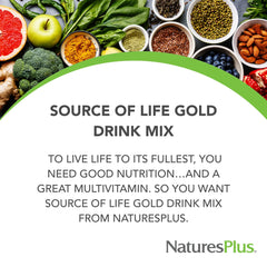 Scooping NaturesPlus Source of Life Gold for a vitamin lift preparation.