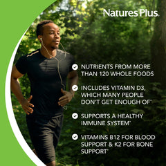 Ingredients list visual for Source of Life GOLD Energy Shake Tropical Berry