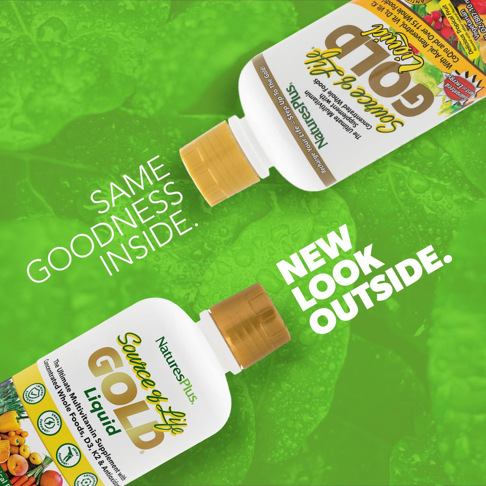 Back label view showing ingredients and supplement facts