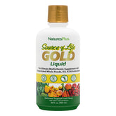 Bottle of NaturesPlus Source of Life Gold Multivitamin Liquid 30 oz