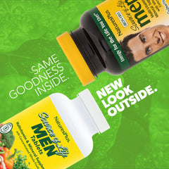 Front view of NaturesPlus Source of Life Men bottle with label