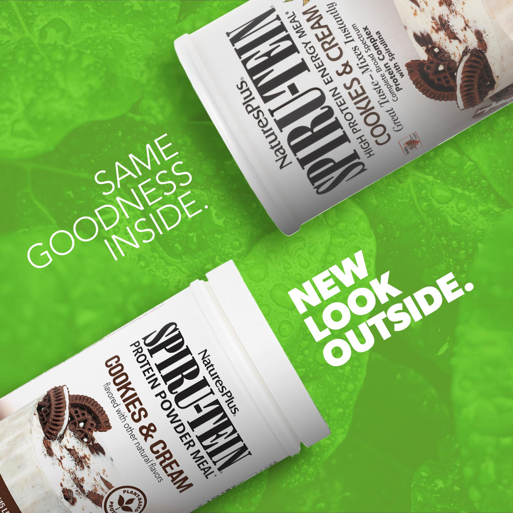 SPIRU-TEIN Cookies & Cream packaging