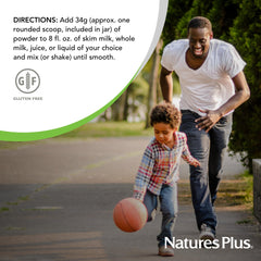 NaturesPlus SPIRU-TEIN WHEY Shake Vanilla new look packaging for trusted quality